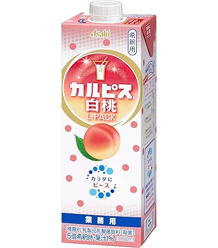 カルピス L-PACK 1000ml 業務用 カルピス アサヒ 業務用 Lパック 希釈用 原液 1L 1000ml 紙パック 6本
